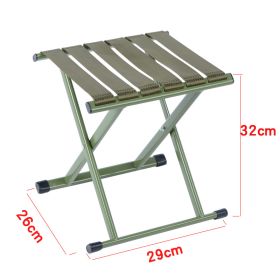 Color: Green, Size: M - Folding portable outdoor chair