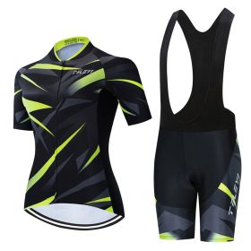 Color: green2, Size: 2XL - Summer Cycling Wear Short-sleeved Suit For Men And Women