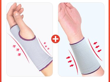 style: Bracers and palm guards, Size: L - Hand Sprained Wrist Joint Pain Straining Cyst Sheath Female