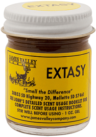 James Valley Gel Scents Extasy Lure 1 oz.