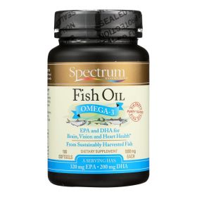 Spectrum Essentials Omega-3 Fish Oil Dietary Supplement - 1 Each - 100 Cap