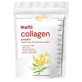 Multi Collagen Full Spectrum With Vitamin C Hyaluronic Acid Support Skin Health Peptides Powder