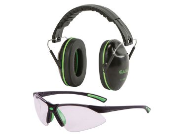 Allen Company Gamma Junior Muffs and Glasses Combo